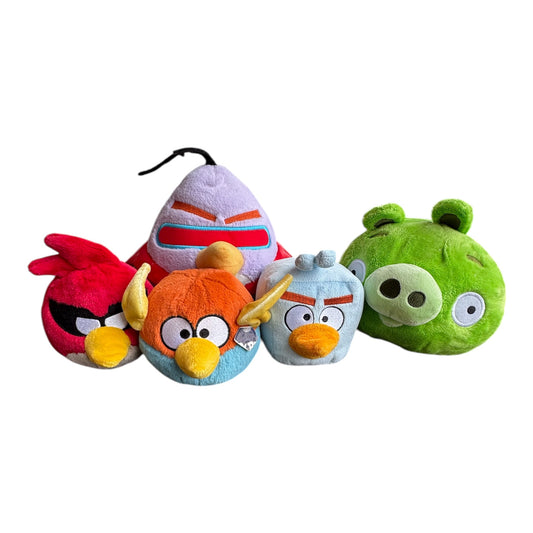 Angry Birds Plush Bundle Of 5 Various Sizes - No Sound