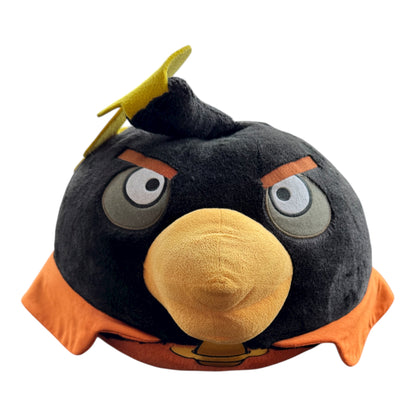 Angry Birds Rare Jumbo 22” Black Space Bomb Bird Plush