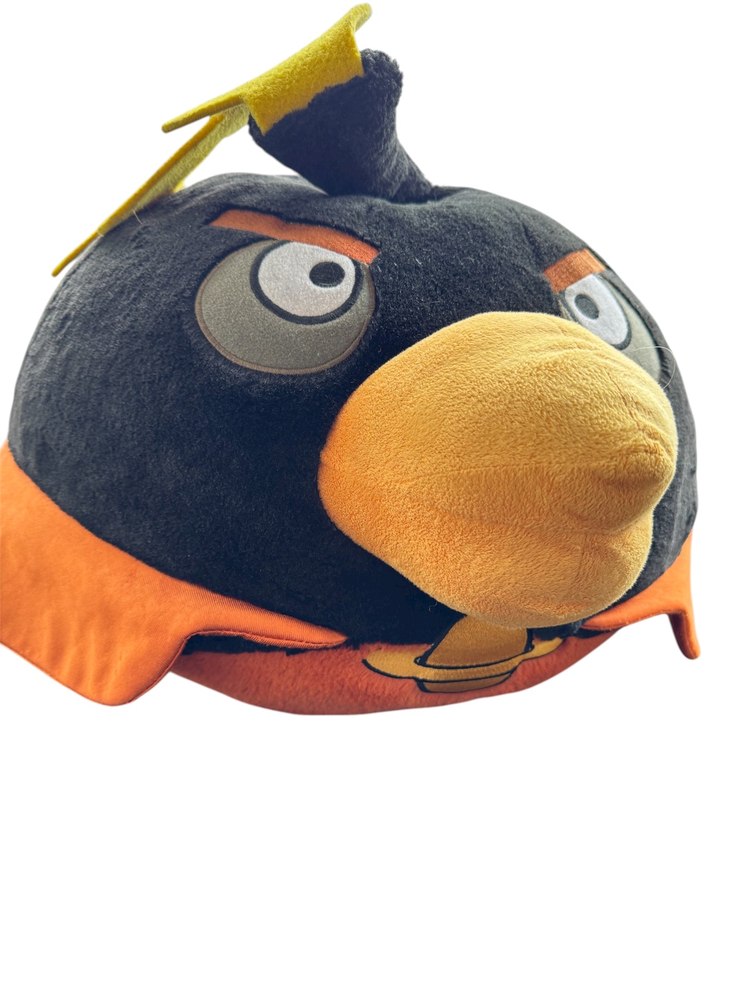 Angry Birds Rare Jumbo 22” Black Space Bomb Bird Plush
