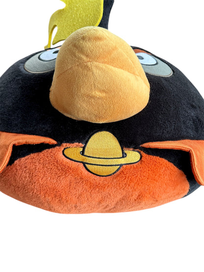 Angry Birds Rare Jumbo 22” Black Space Bomb Bird Plush