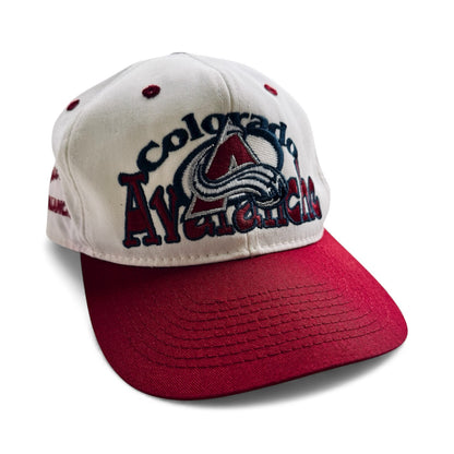 VTG ‘90s Colorado Avalanche NHL #1 Apparel Snapback Hat Cap