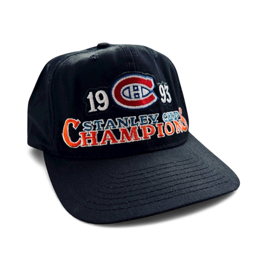VTG 1993 Stanley Cup Champions Montreal Canadiens NHL Starter Snapback Hat Cap