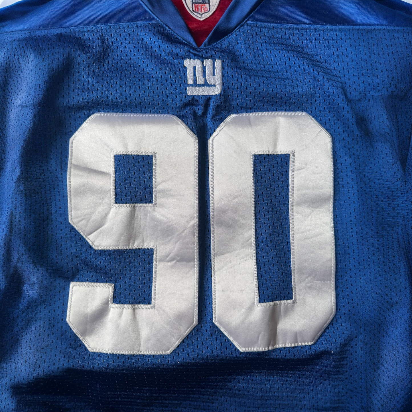 NY Giants Jason Pierre-Paul #90 NFL On Field Reebok Stitched Jersey Size: 52