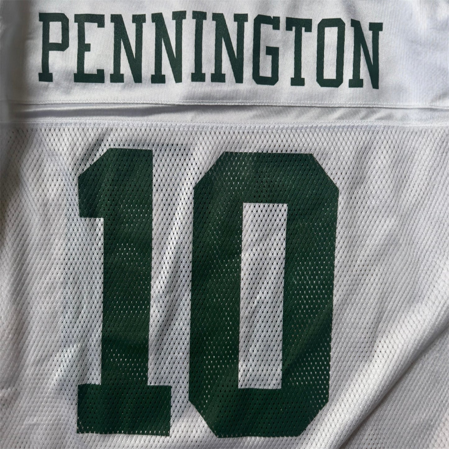VTG NY Jets Chad Pennington #10 NFL On Field Reebok Jersey Size: L