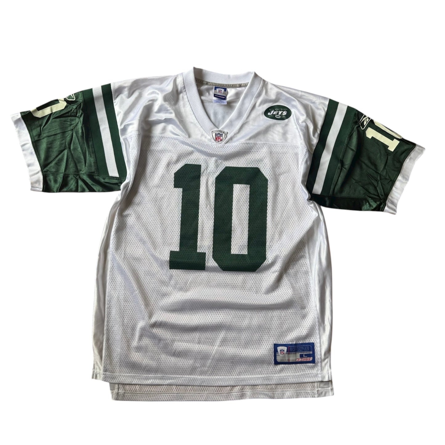 VTG NY Jets Chad Pennington #10 NFL On Field Reebok Jersey Size: L