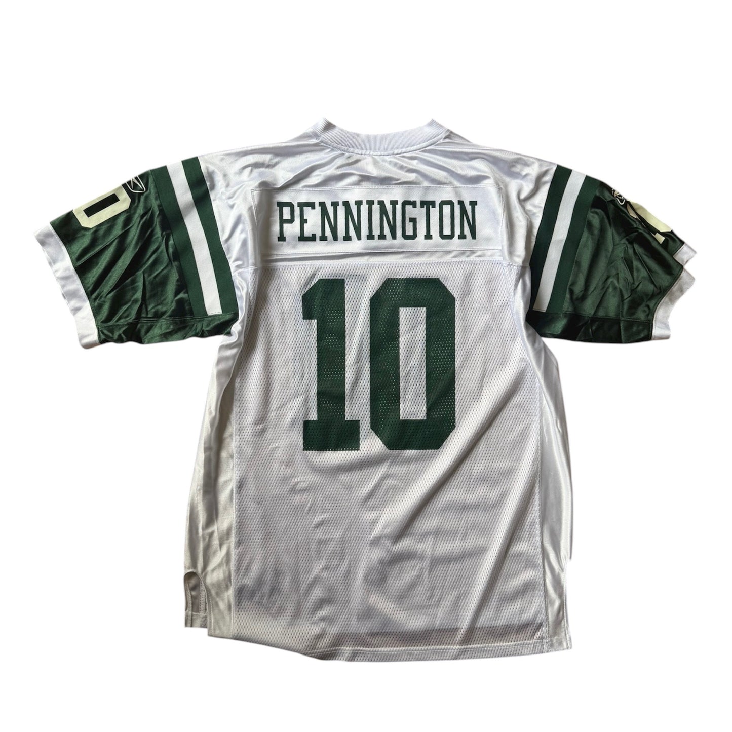 VTG NY Jets Chad Pennington #10 NFL On Field Reebok Jersey Size: L