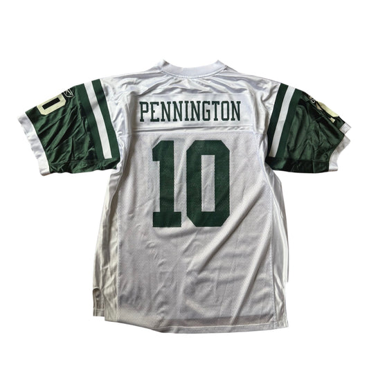 VTG NY Jets Chad Pennington #10 NFL On Field Reebok Jersey Size: L