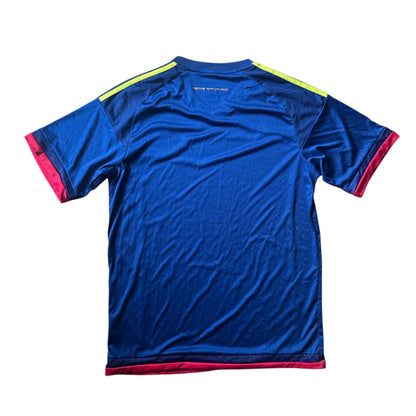 2015-2016 Colombia Adidas National Away Football Jersey Size: L