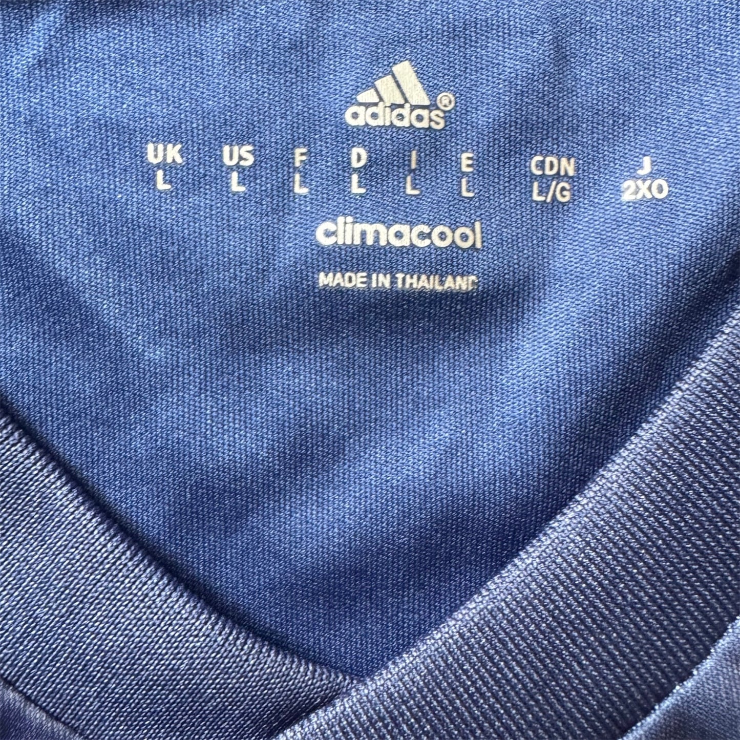 2015-2016 Colombia Adidas National Away Football Jersey Size: L