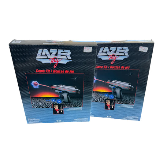 VTG 1986 Retro Lazer Tag Game Kit Worlds of Wonder Complete Toy Set