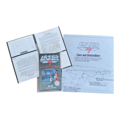 VTG 1986 Retro Lazer Tag Game Kit Worlds of Wonder Complete Toy Set