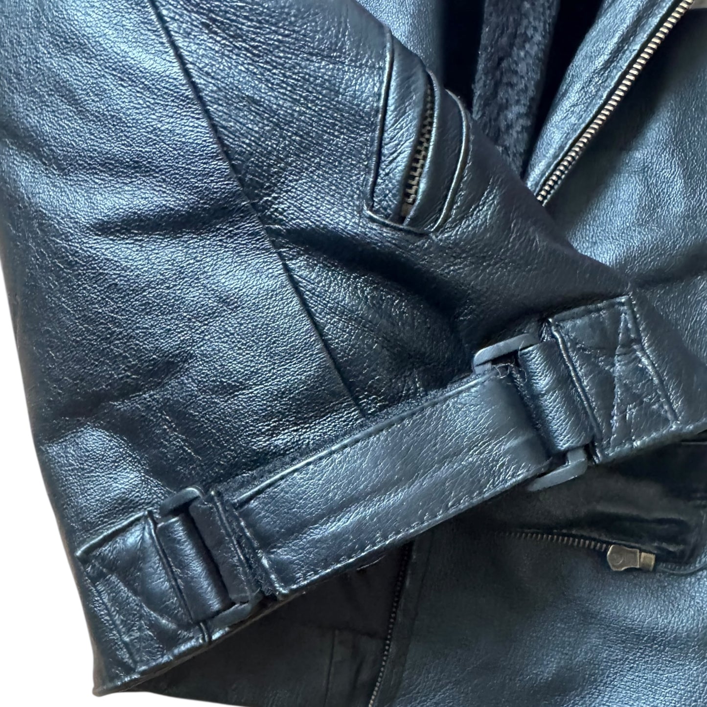 VTG Wilda Genuine Leather Racing Motorcycle Jacket Size: S