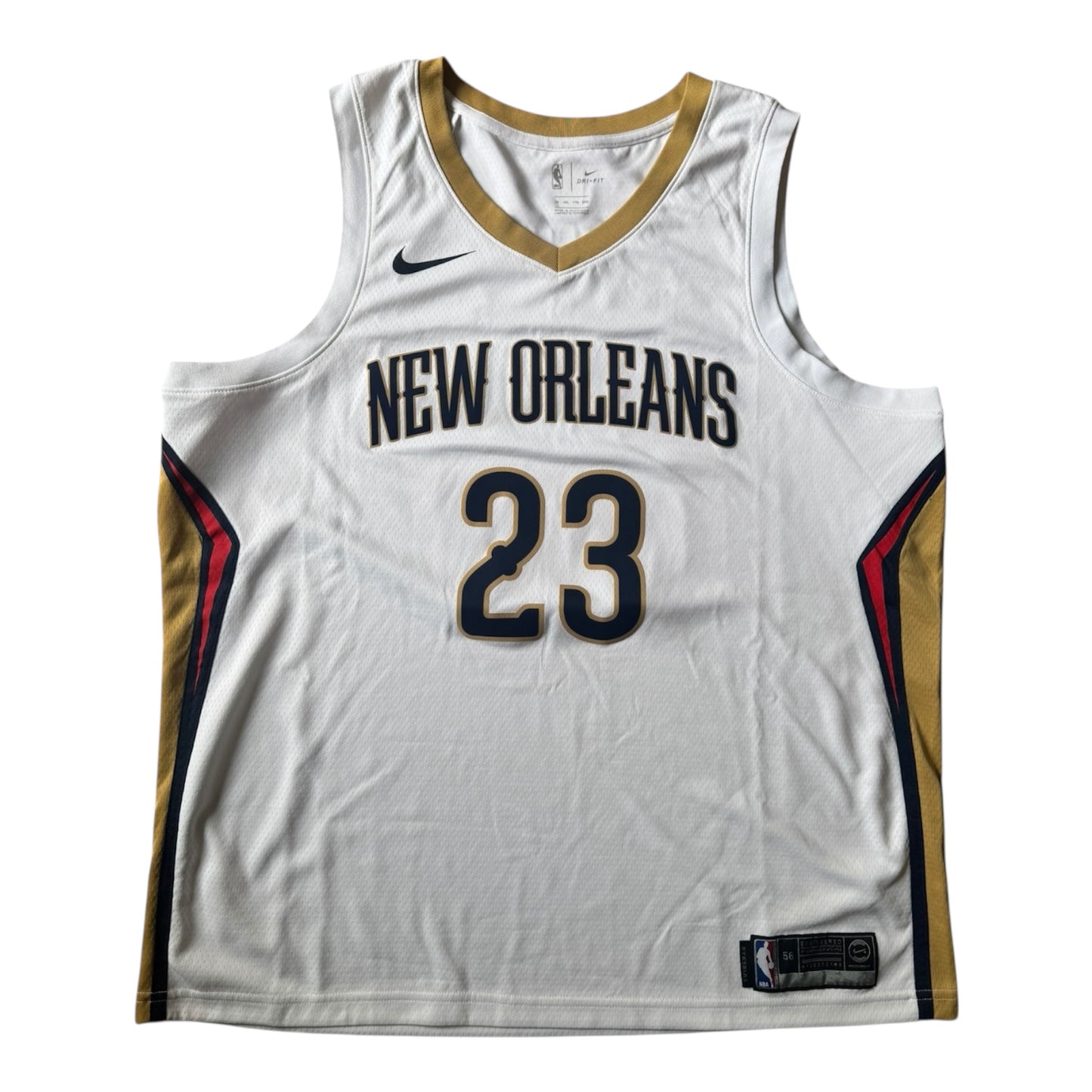 New Orleans Pelicans Anthony Davis #23 Nike Association Swingman Jersey Size: 56