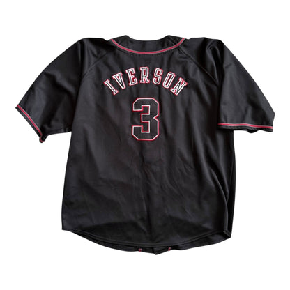 VTG Reebok Authentic Apparel Edition Allen Iverson #3 Baseball Jersey Size: XXL