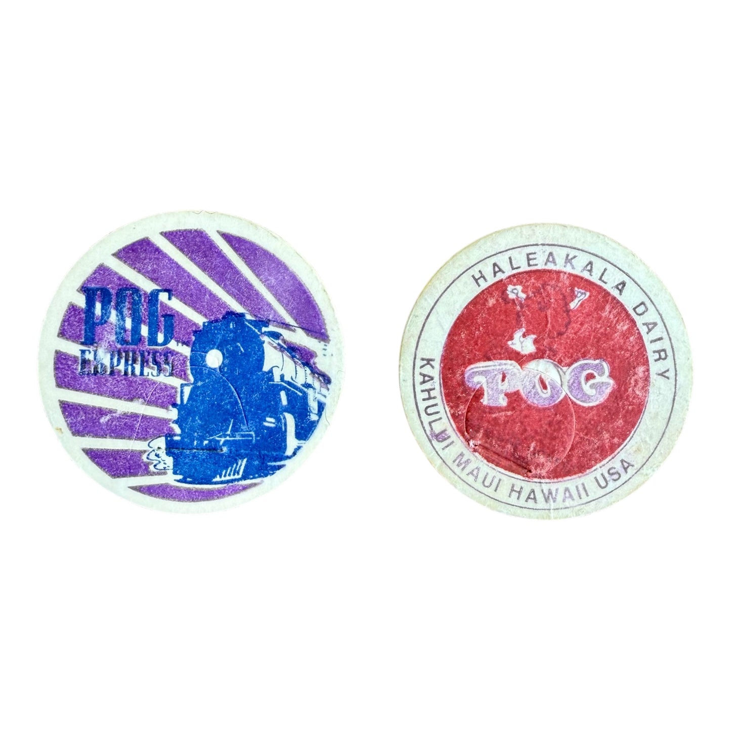 VTG ’90s Assorted Pogs Milk Caps Mixed Lot – 96 Pogs