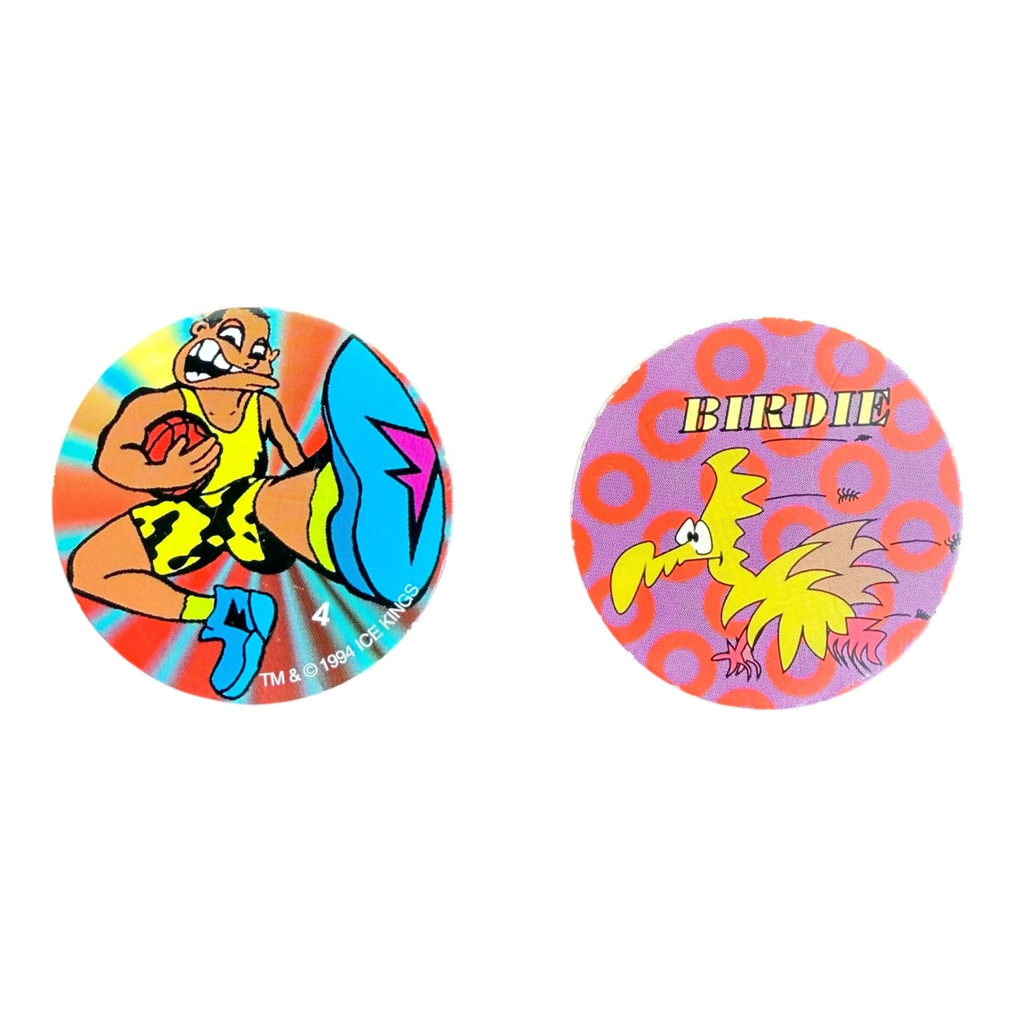 VTG ’90s Assorted Pogs Milk Caps Mixed Lot – 96 Pogs