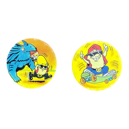 VTG ’90s Assorted Pogs Milk Caps Mixed Lot – 96 Pogs