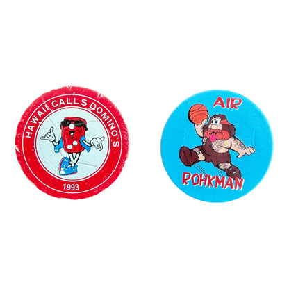 VTG ’90s Assorted Pogs Milk Caps Mixed Lot – 96 Pogs