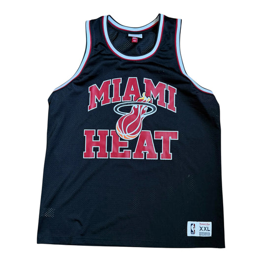 Miami Heat Mitchell & Ness NBA Black Jersey Size: XXL