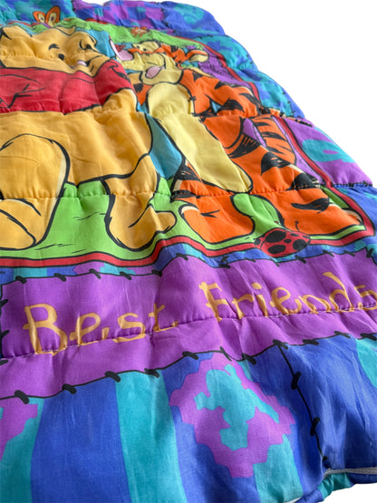 VTG '90s Disney Winnie the Pooh Tigger Best Friends Sleeping Bag