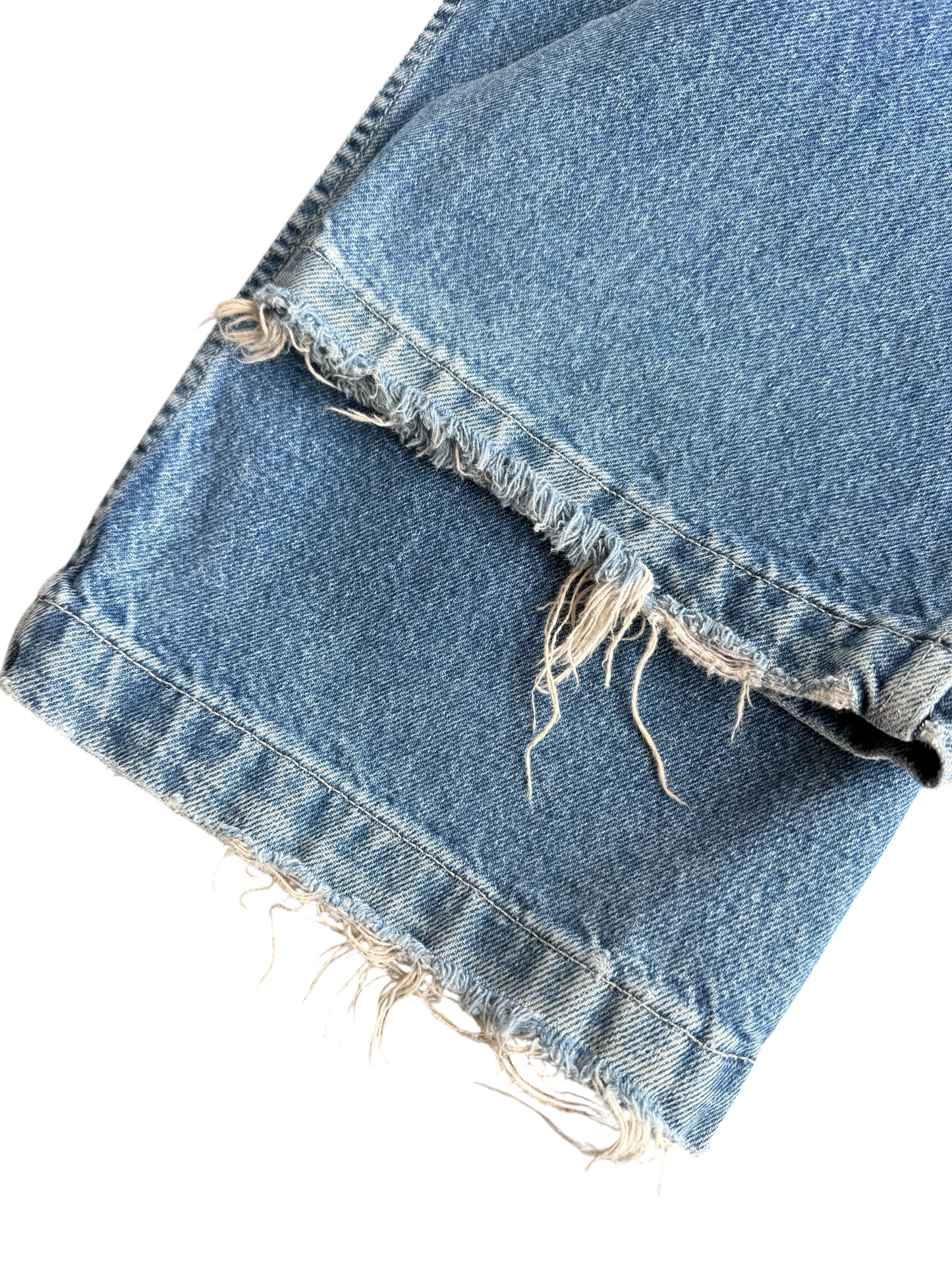 VTG Y2K ‘90s JNCO Flamehead Blue Denim Skater Jeans Youth Size: 18
