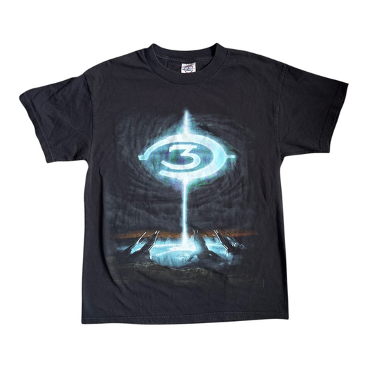 VTG Rare 2007 Delta Halo 3 Xbox 360 Logo Promo Merch Gamer T-Shirt Size: M