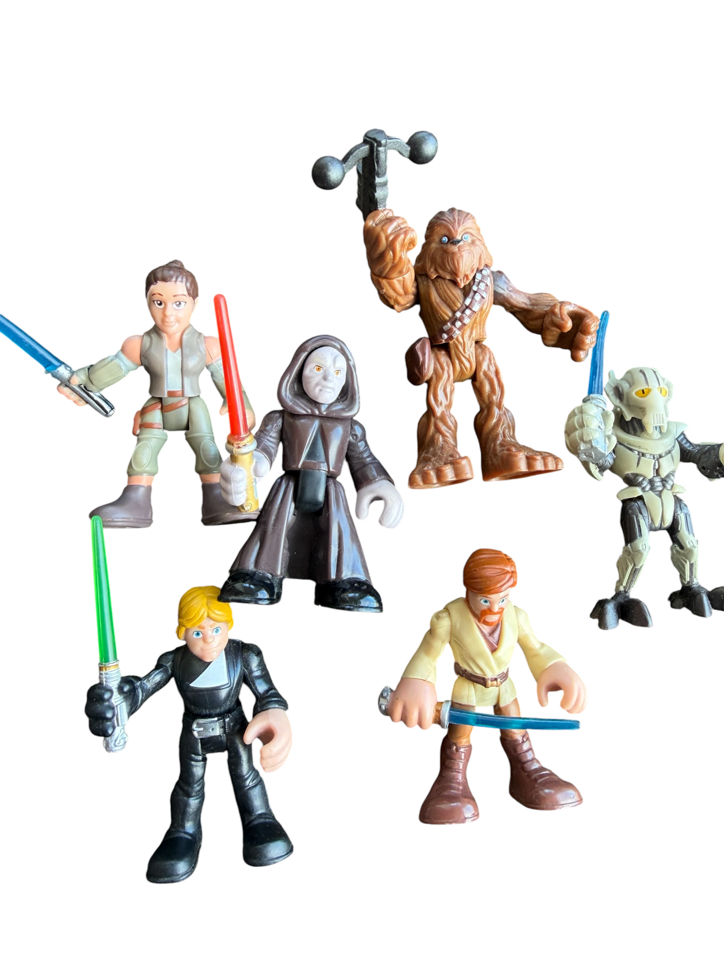 Playskool Hasbro Galactic Heroes Star Wars Mini Figures Toy Lot