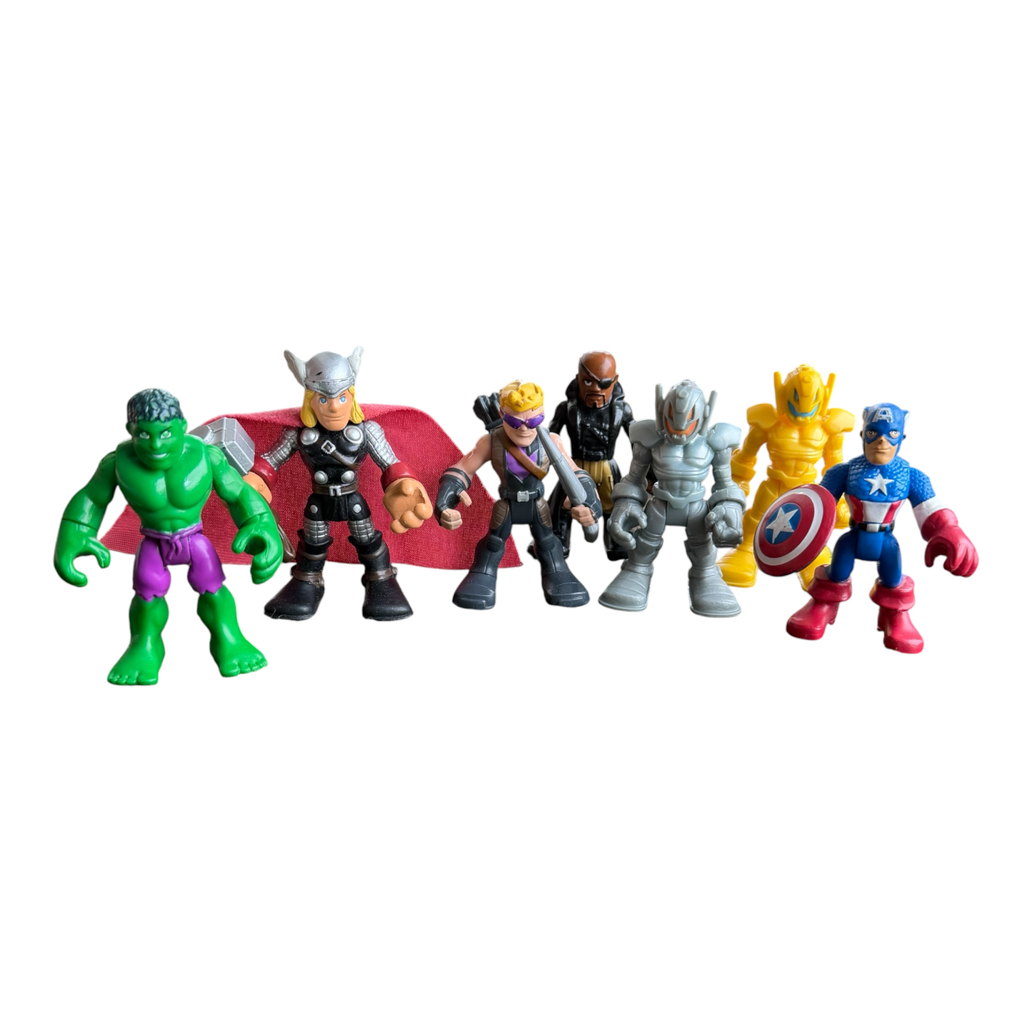 Playskool Heroes Hasbro Marvel Super Hero Adventures Mini Figures Toy Lot