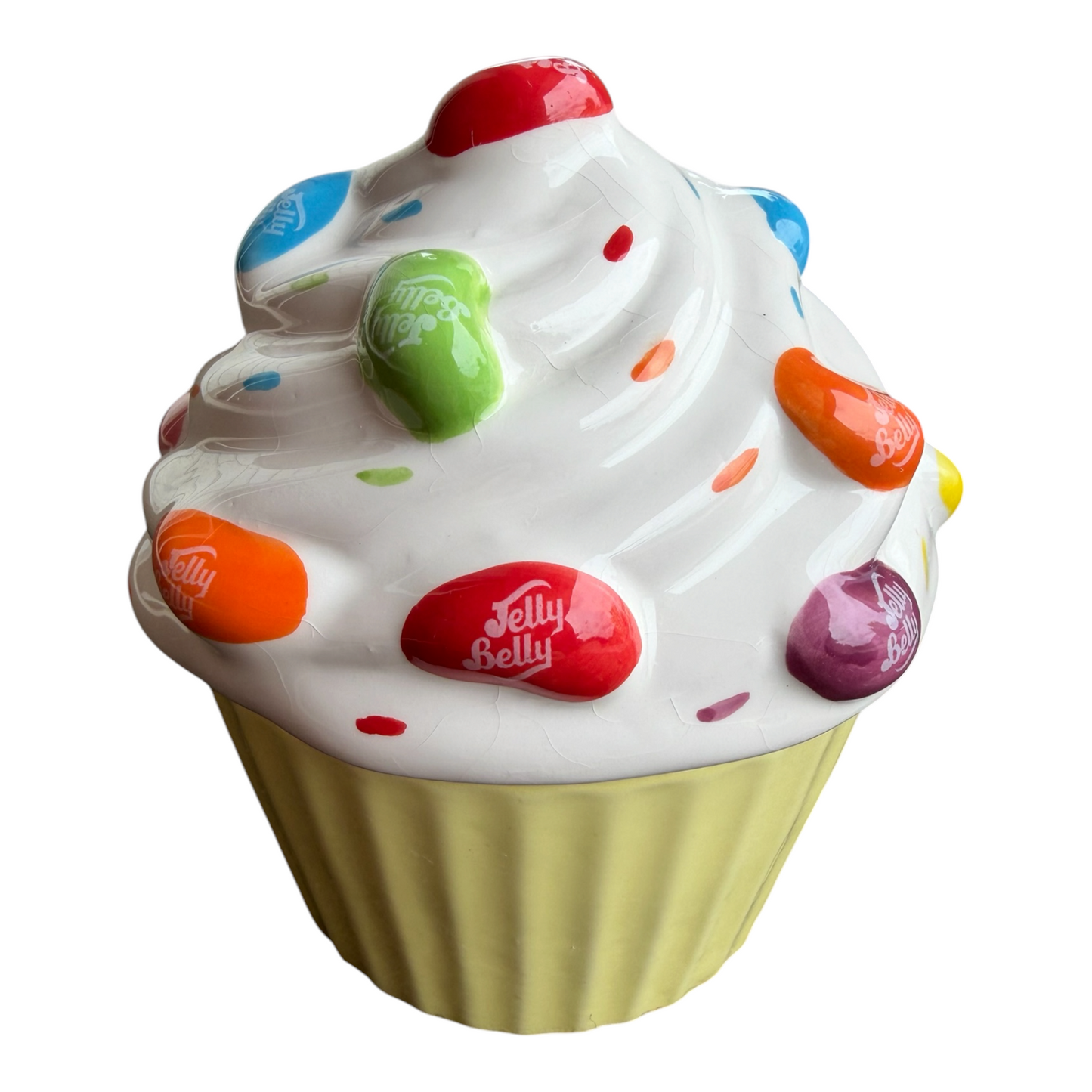 Jelly Belly 2011 Ceramic Cupcake Candy Jar