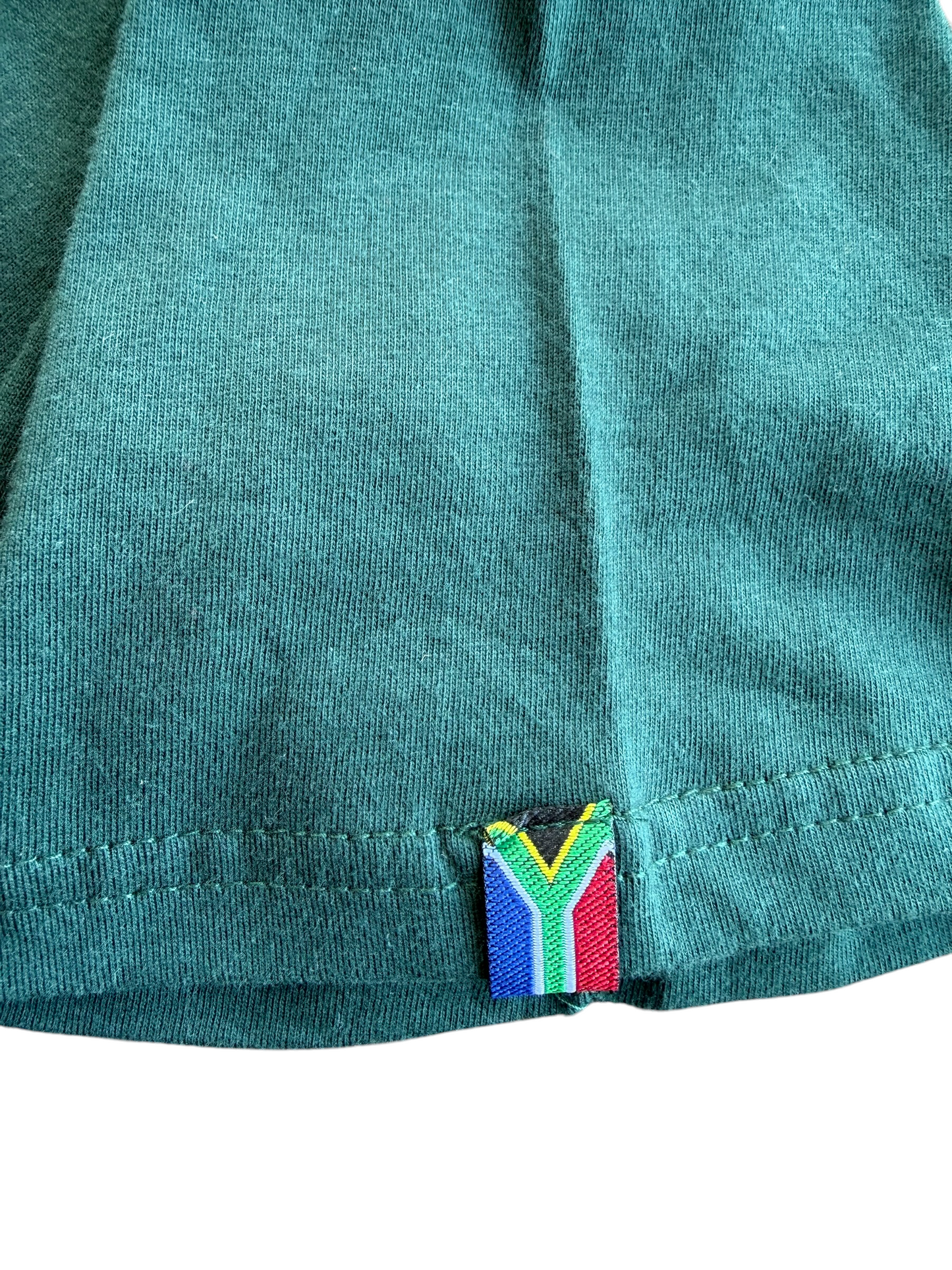 Official South Africa Springboks Rugby Green T-Shirt Size: L