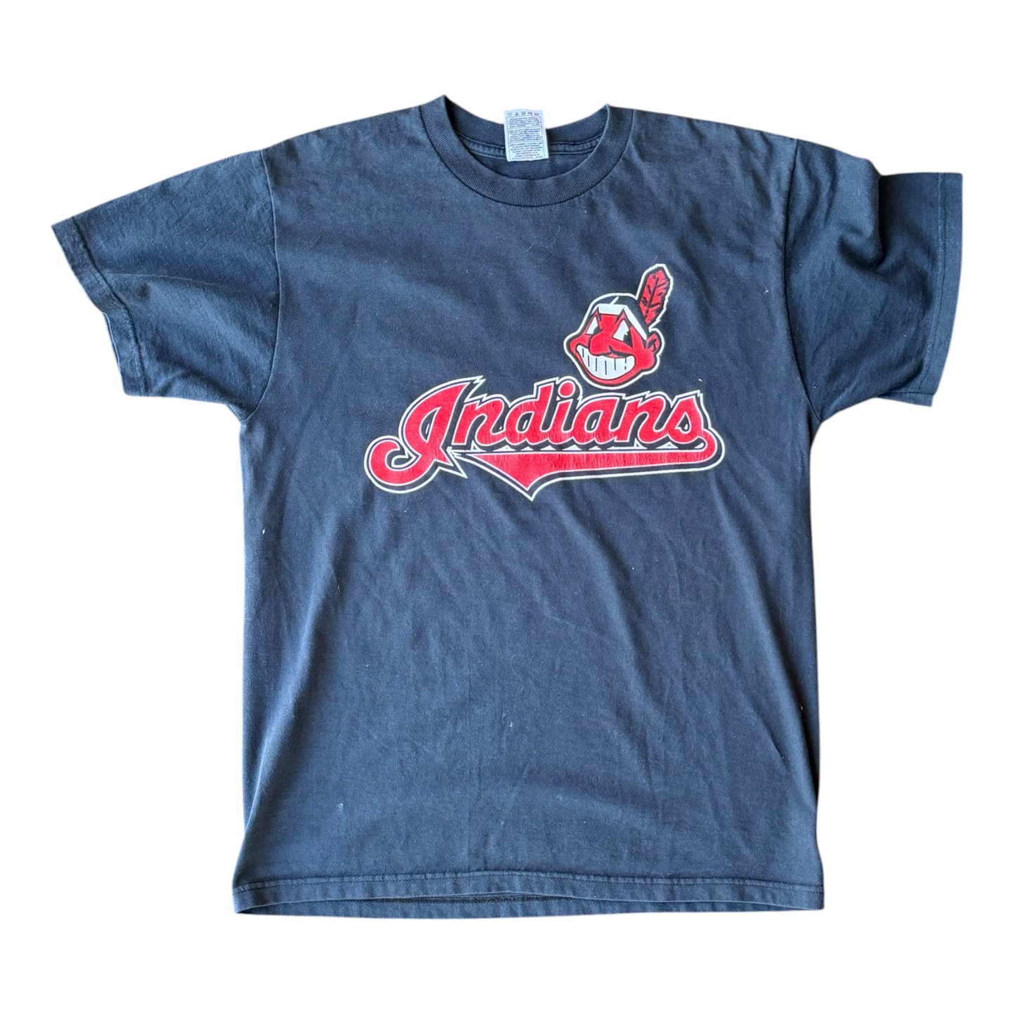 VTG Cleveland Indians MLB FOTL Graphic T-Shirt Size: M