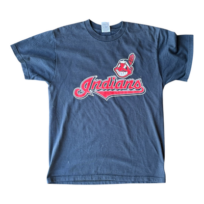 VTG Cleveland Indians MLB FOTL Graphic T-Shirt Size: M