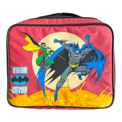 VTG 1998 DC Comics "Virtual Batman" Lunch Bag Batman & Robin (Bag Only)
