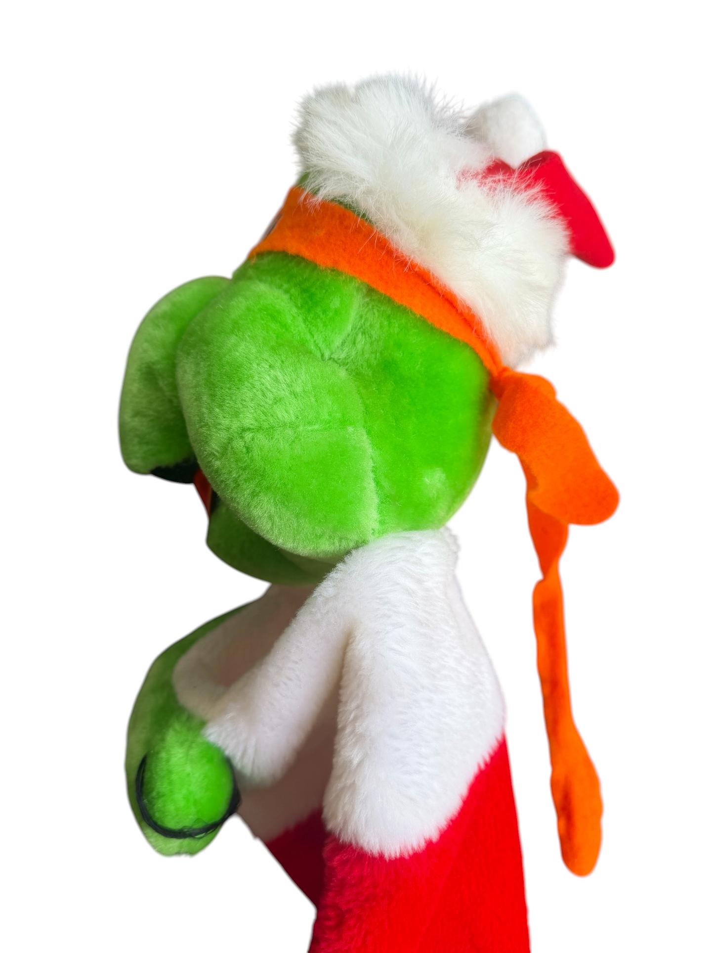 VTG ‘90s TMNT Teenage Mutant Ninja Turtles Michelangelo Christmas Stocking Plush