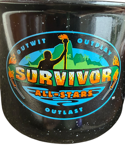 Survivor All-Stars 2004 TV Show Collectible CBS Speckled Ceramic Coffee Mug