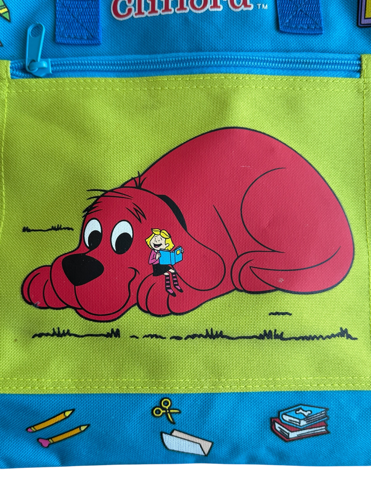 VTG Scholastic Clifford Big Red Dog Canvas Tote Bag