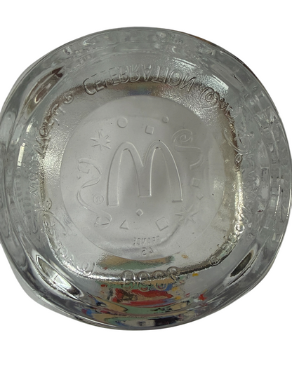 VTG 2000 Disney Mickey Mouse Millennium McDonald’s Collectible Glasses Set of 4