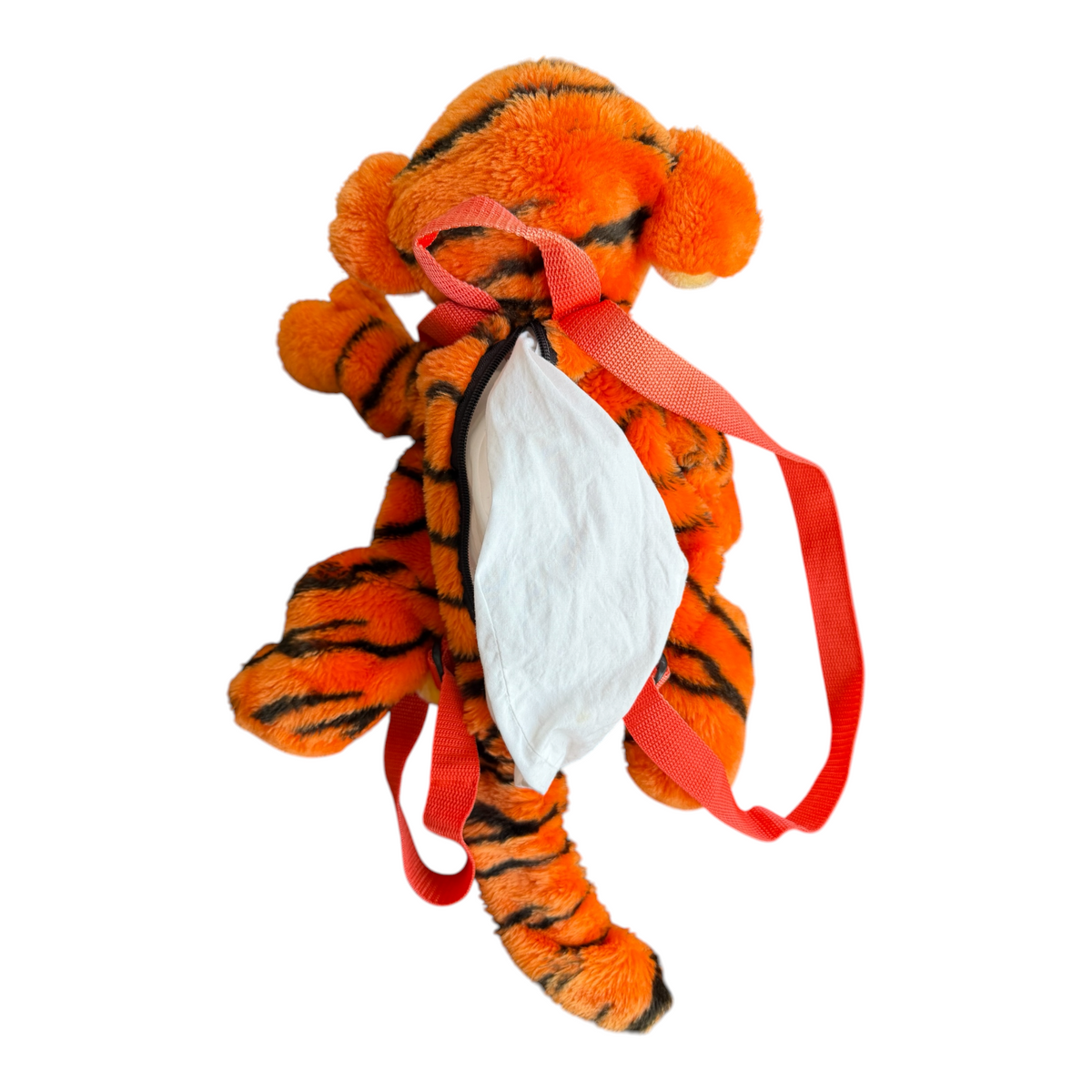 VTG ‘90s Disney Tigger Winnie the Pooh Plush Zipper Backpack