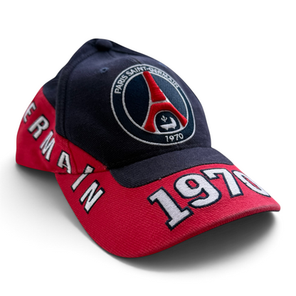 VTG 2003 Paris Saint-Germain PSG 1970 Navy Red Embroidered Adjustable Hat Cap
